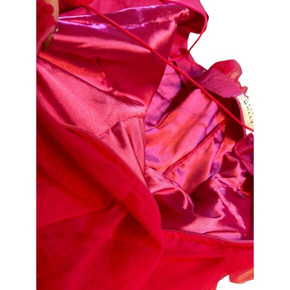 NWT Hello Molly Shaken Not Stirred Hot Pink Tulle Mini Dress - Sixe US 6 - Picture 12 of 15